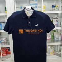 Áo thun Polo Hollister màu đen phối