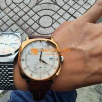 Đồng hồ RL cơ âutomatic mạ vàng dáng tank đẹp