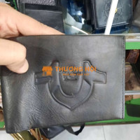 Ví địa móng ngựa da bò 1 lớp da dày