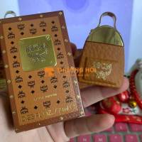 Hai chai nước hoa mini MCM balo da Nam và Nữ 7ml
