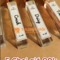 Bộ 5 chai nước hoa mini