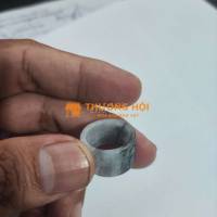 Nhẫn cẩm thạch lu thống gà đen