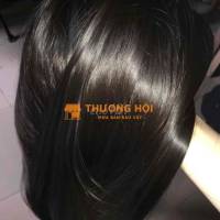 Tóc Bộ nguyên đầu tóc thẳng dài màu Nâu Lạnh + kèm