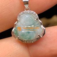 Mặt dây chuyền Phật Di Lặc xinh xắn, làm từ ngọc v