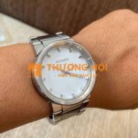 Đồng hồ Nam Nixon, mặt tròn, vỏ thép sáng bóng,