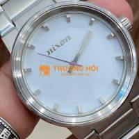 Nixon - Đồng hồ Nam mặt tròn, vỏ thép sáng bóng, đ