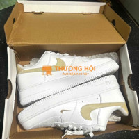 Nike AirForce 1 White/Gold