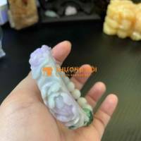 khánh tay cẩm thạch Myanmar màu tím