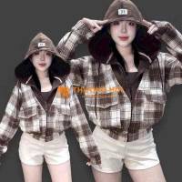 Áo Sơ Mi Khoác Ngoài Flannel Caro