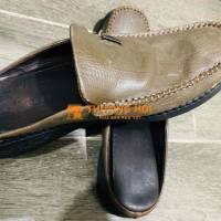 Giày lười nam da lót đi êm màu da bò