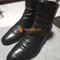 Giày bốt da Ý