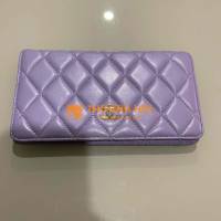 Ví da Chanel tím nhạt nữ