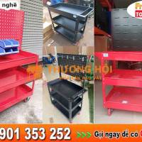 Xe đẩy 3 ngăn - Xe để đồ nghề, dụng cụ cầm tay