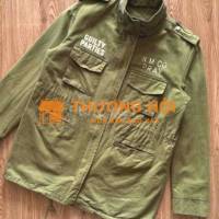 Áo khoác kaki jaket Military size L