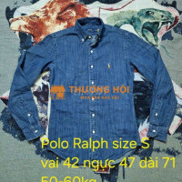 Sơmi jeans denim Polo ralph lauren size S