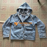 Áo khoác jeans có nón