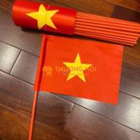 Sỉ quạt vải và cờ vải VN 2 mặt