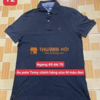 Áo polo Tomy size M màu đen