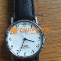 Đồng hồ bạc đúc size 32 (cả núm) mặt kính saphia