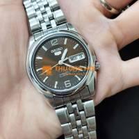 Đồng hồ nam Seiko 5 automatic mặt nâu cafe