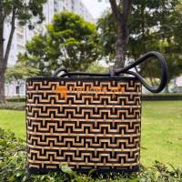 TÚI XÁCH ĐEO VAI MÂY TRE ĐAN PHÒNG CÁCH BOHO RETRO