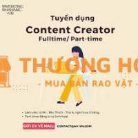 TUYỂN DỤNG CONTENT CREATOR (Part-time)