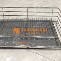 Kệ xoong nồi nan dẹt SUS 304 cao cấp, hiện đại, không độc hại Eurotek