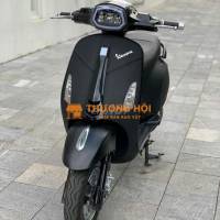 Vespa Điện Đèn Vuông Đen Nhám
