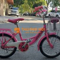 Thanh lý xe đạp trẻ em Arubic 4 - 9 tuổi, màu hồng
