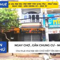 Cho thuê nhà Mặt tiền CHỢ HIỆP TÂN 68m²,3Lầu