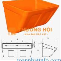 Gầu tải nhựa Toàn Phát – Nhẹ, không rỉ, vận hành hiệu quả