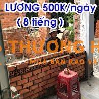 tuyển thợ hồ phụ hồ