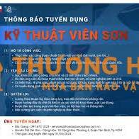 TUYỂN DỤNG NHÂN VIÊN SƠN