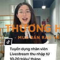Tuyển Dụng 5 NV Live Tiktok