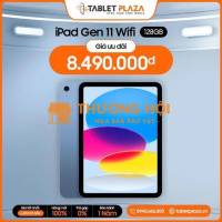 iPad Gen 11 WiFi 128GB chỉ 8.490.000đ – mỏng nhẹ, mượt mà