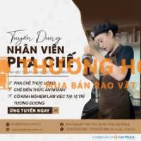 Tuyển dụng nhân viên pha chế