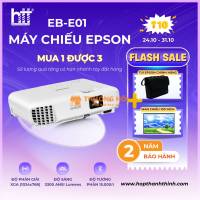 Máy chiếu Epson EB-E01 (3LCD/ 3300 ANSI Lumens/ XGA) - máy chiếu giá tốt HCM