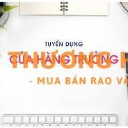 Tuyển dụng Cửa hàng trưởng