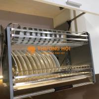 Kệ bát đĩa nâng hạ di động thông minh, hiện đại, cao cấp, chắc chắn bền đẹp TaKing