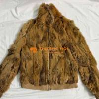 Áo Lông Thỏ phối da thật