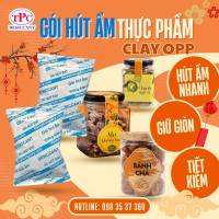 Bảo quản thực phẩm sấy và đồ ăn vặt hiệu quả với gói hút ẩm Clay Thịnh Phong