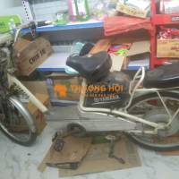 Xe đạp điện Yamaha màu Trắng, Đen