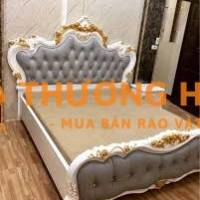 GIƯỜNG NGỦ TÂN CỔ ĐIỂN NEW 99% - TẶNG KÈM NỆM - FREESHIP