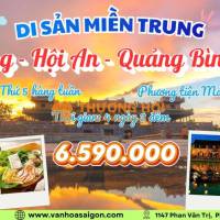 Tour Di Sản Miền Trung 4N3Đ – SGC Tourist Đồng Hành Khám Phá Đà Nẵng – Hội An – Huế – Phong Nha