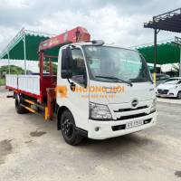 HINO 5 Tấn Gắn Cẩu Unic Nhật Bản 3 Tấn Thùng 5 Mét