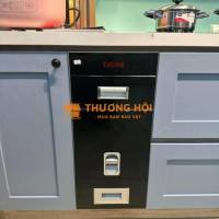 Thùng đựng gạo mặt gương TaKing, chất liệu cao cấp, mặt gương sáng bóng, thẩm mỹ, hiện đại