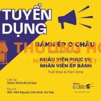 bánh ép o châu tuyển nhân viên ép bánh