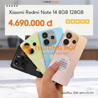 Xiaomi Redmi Note 14 giá chỉ 4.690.000đ hiệu năng vượt trội