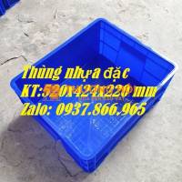 Thùng nhựa nguyên sinh, thùng nhựa công nghiệp, thùng cơ khí có nắp đậy