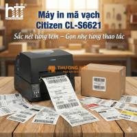 Máy in mã vạch citizen cl-s6621